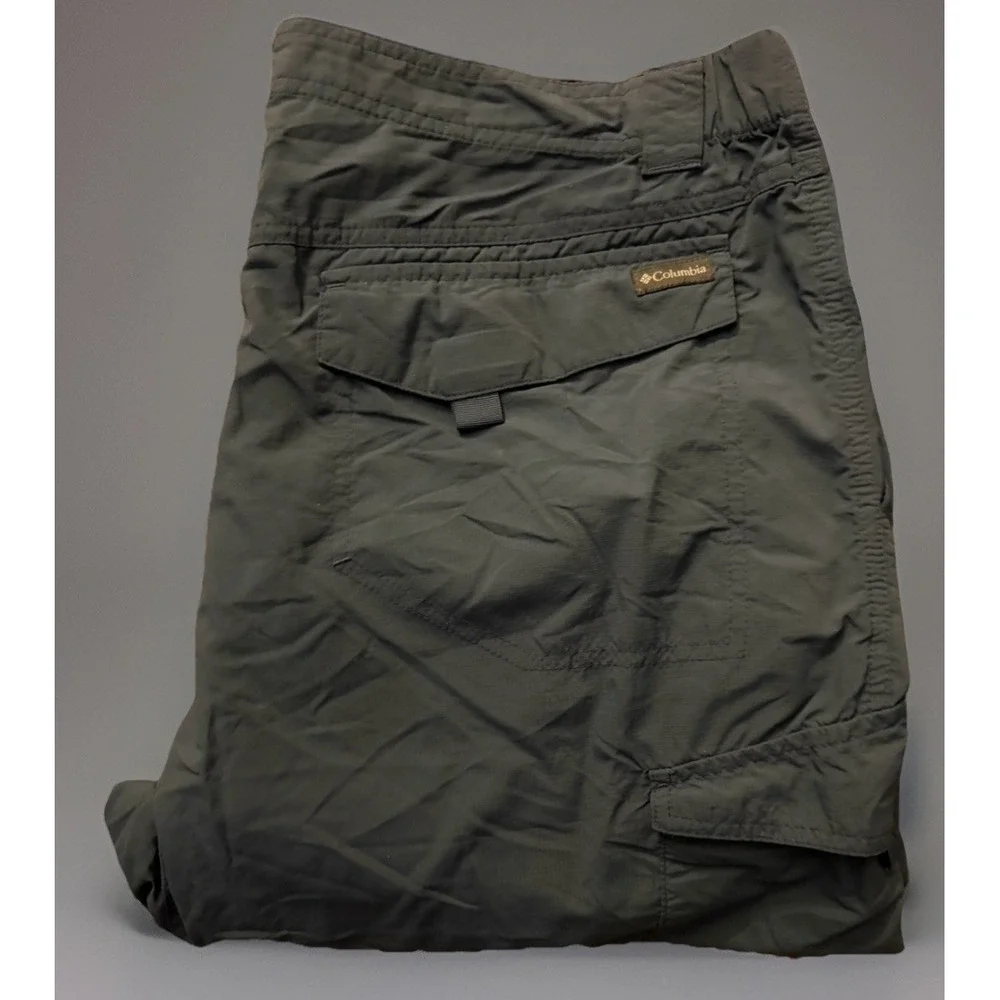 Columbia Pants Omni Shade Convertible Shorts Hiking Outdoor Mens Blue 38x30 JBHS